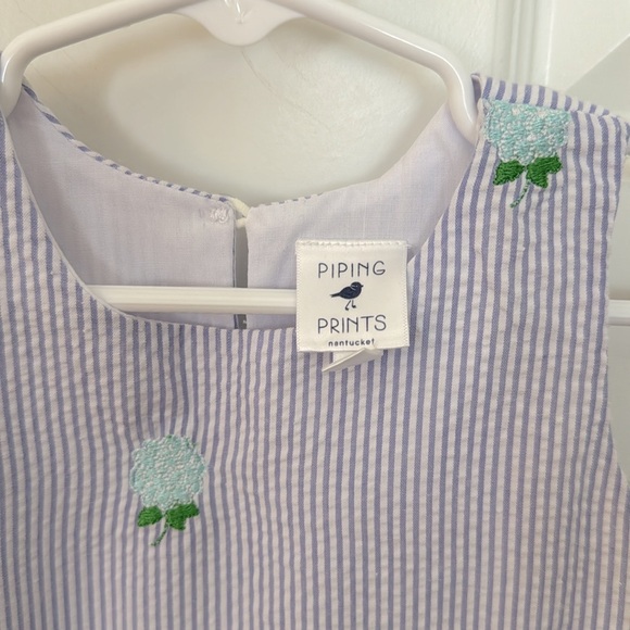 Piping Prints Nantucket. Girls dress size 3T. - Picture 2 of 4